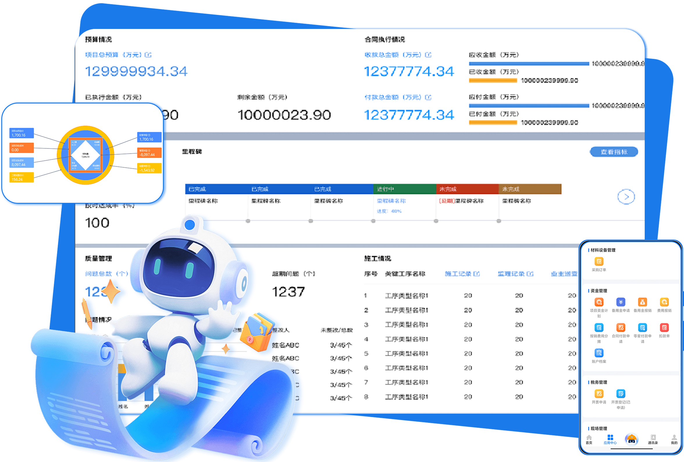 益企联工程项目管理软件产品总览